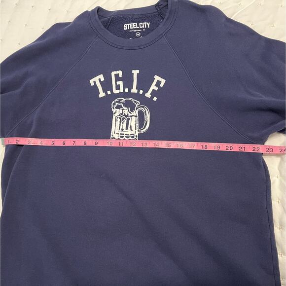 Steel City TGIF Oversized Crewneck Sweatshirt - Picture 6 of 8
